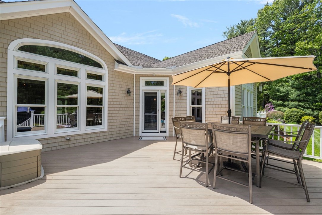 2271 Middle Road East Greenwich, RI 02818 - Photo 40 of 50 Composite deck off of the kitchen