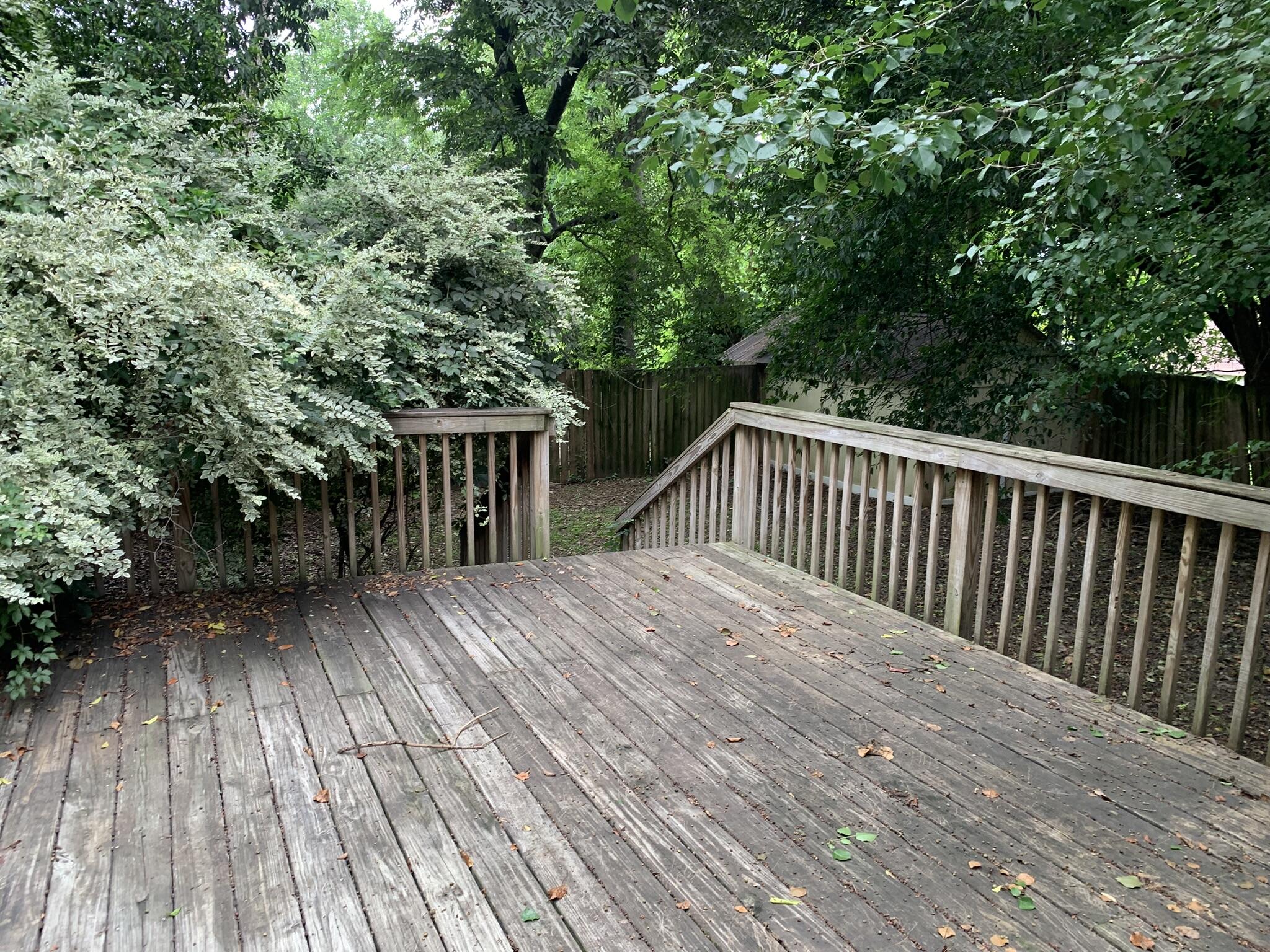 712 Heard Avenue Augusta, GA 30904 - Photo 17 of 18 Large Rear Deck in Privacy Fenced Yard