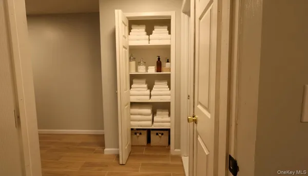 a view of front door