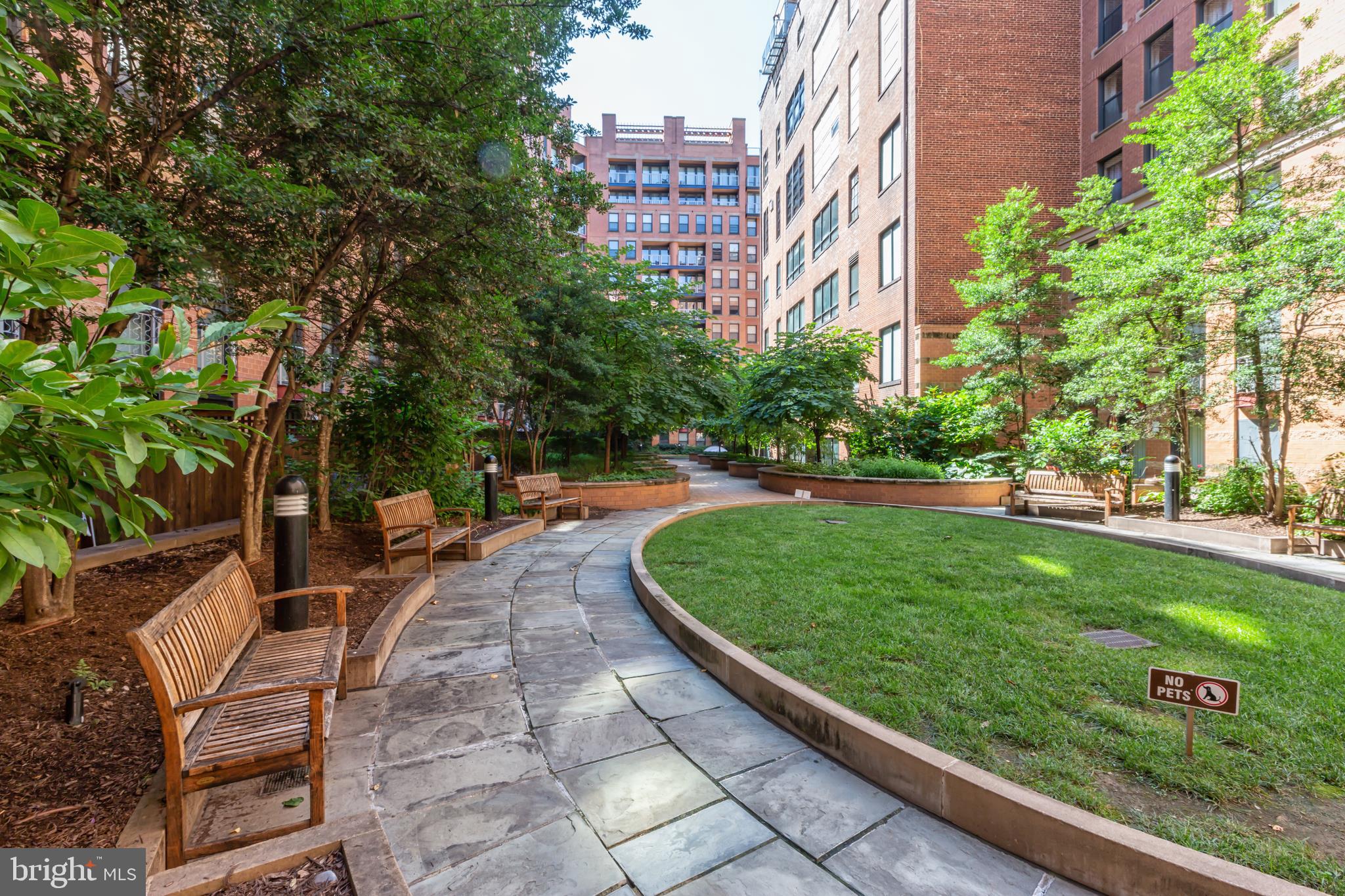 631 D Street Northwest, Unit 241 Washington, DC 20004 - Photo 10 of 81 Large, Peaceful Internal Courtyard