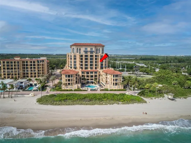 a view of a terrace with a garden