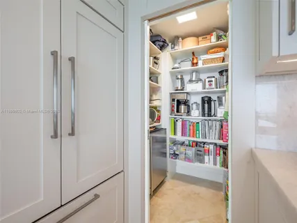 a room with storage and utility