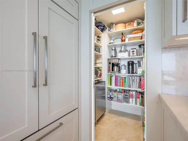 a room with storage and utility