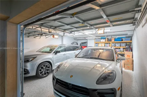 a view of car garage