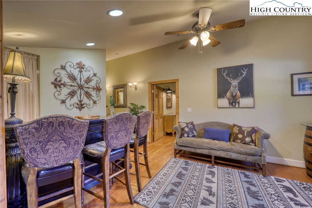 72 Arnett Road Banner Elk, NC 28604 - Photo 9 of 38 a living room with furniture and a rug