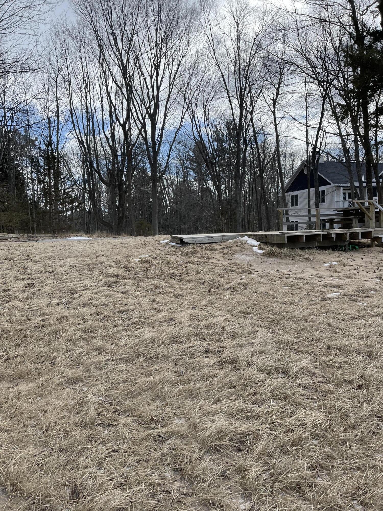 4748 Fox Farm Road Manistee, MI 49660 - Photo 10 of 11 Looking back from edge of Bluff