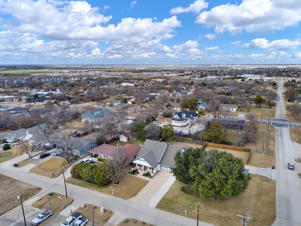313 East 3rd Street Prosper, TX 75078 - Photo 37 of 38 an aerial view of residential houses with outdoor space