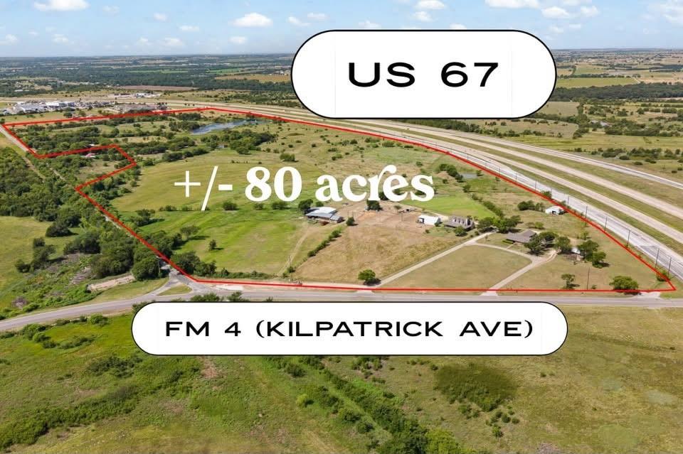 2413 West Fm 4 Cleburne, TX 76033 - Photo 1 of 5 View looking southwest. Classic Chevrolet and Bristol Park Assisted Living facility are located to the south of property.