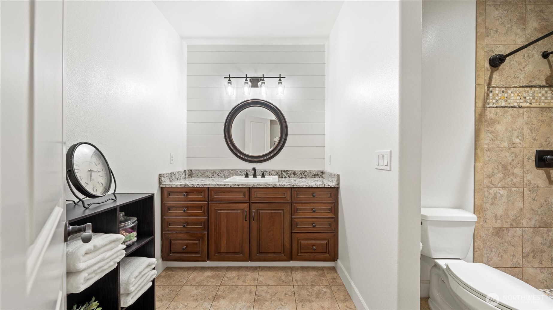 1279 Woodward Canyon Road Touchet, WA 99360 - Photo 21 of 35 a view of bathroom with a sink and a mirror