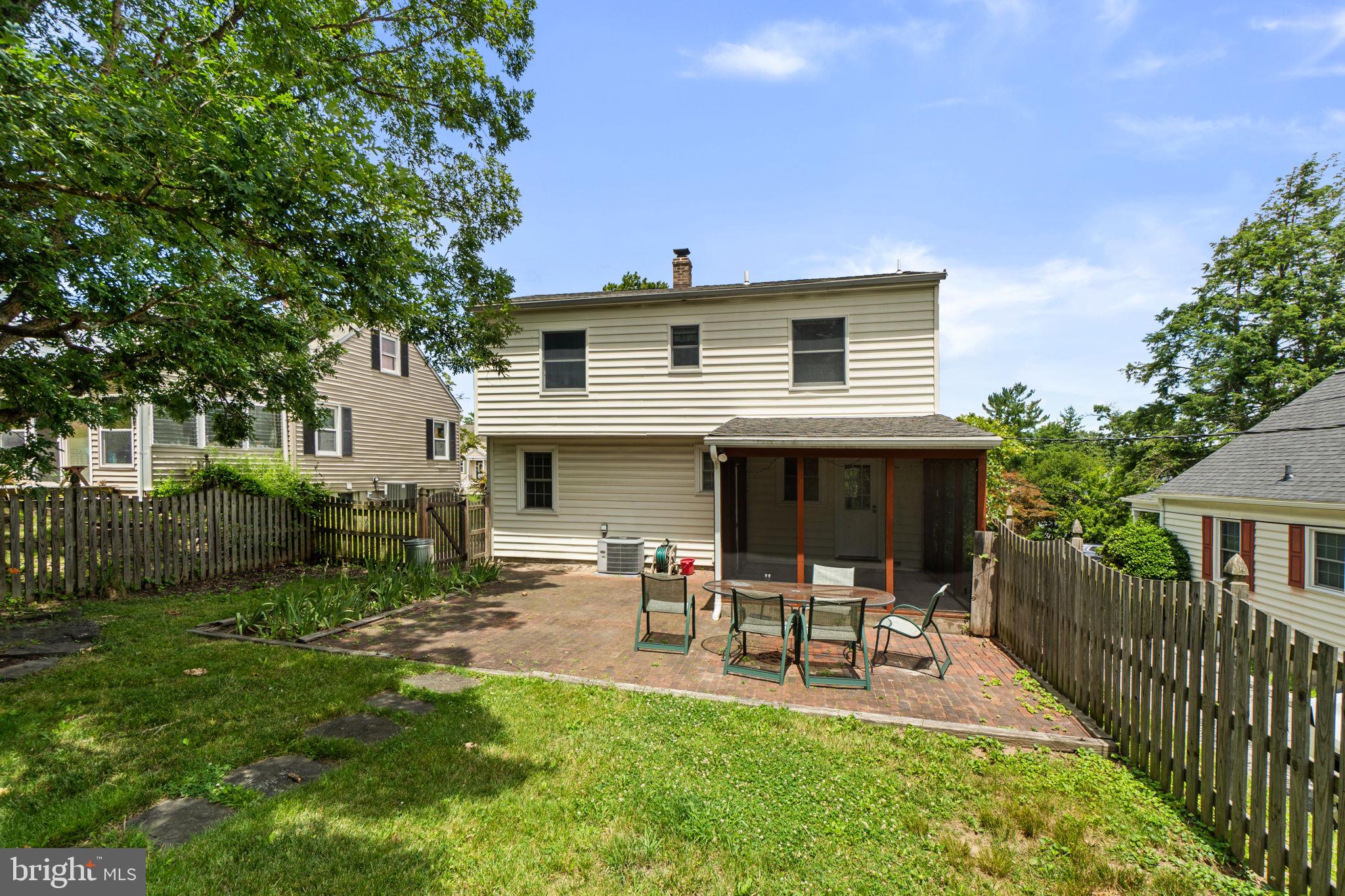 107 Oakway Road Lutherville-Timonium, MD 21093 - Photo 46 of 52 Patio, screened porch & fenced yard