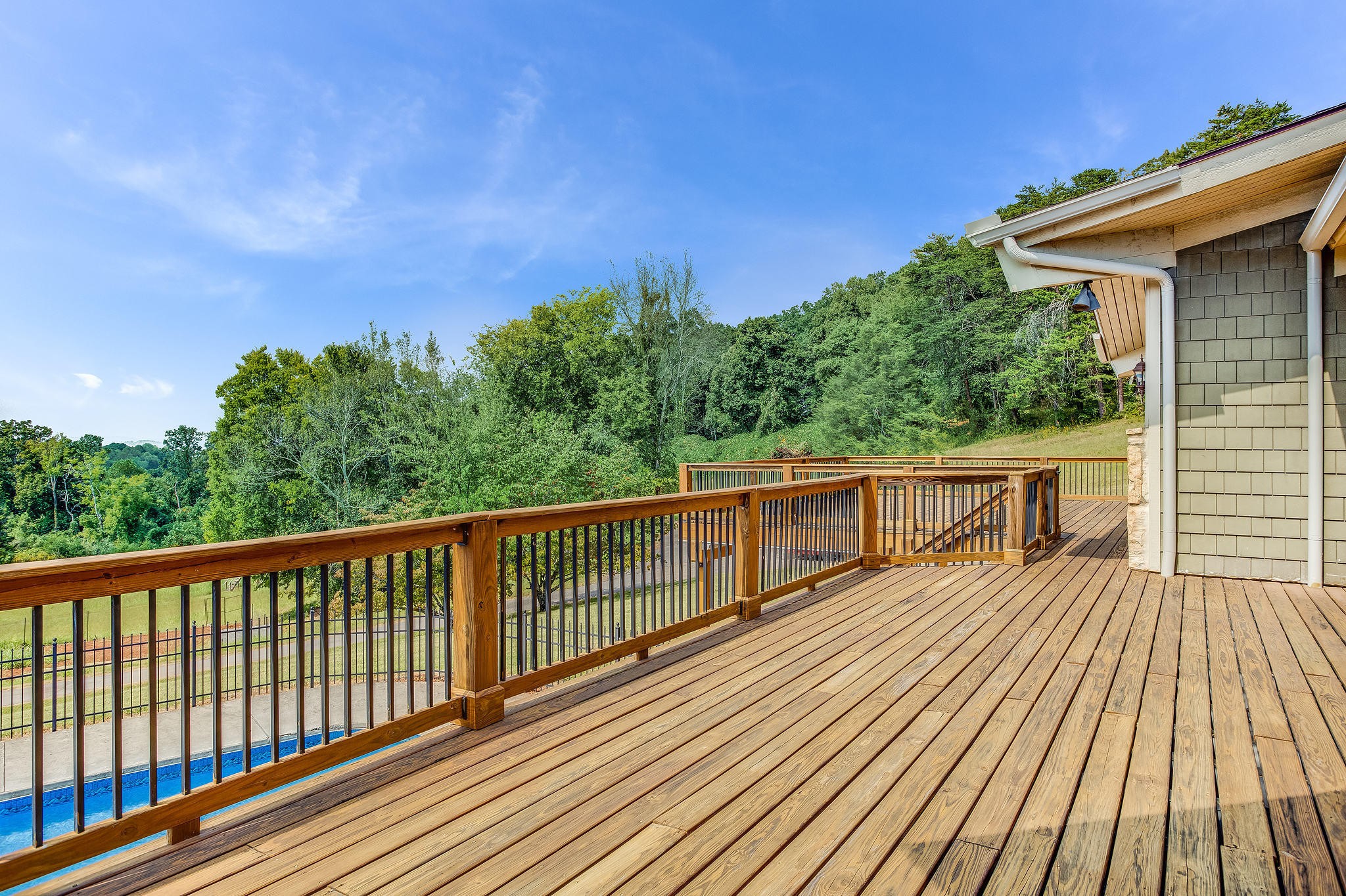 601 Self Hollow Road Rockford, TN 37853 - Photo 7 of 40 a view of a wooden deck with a yard