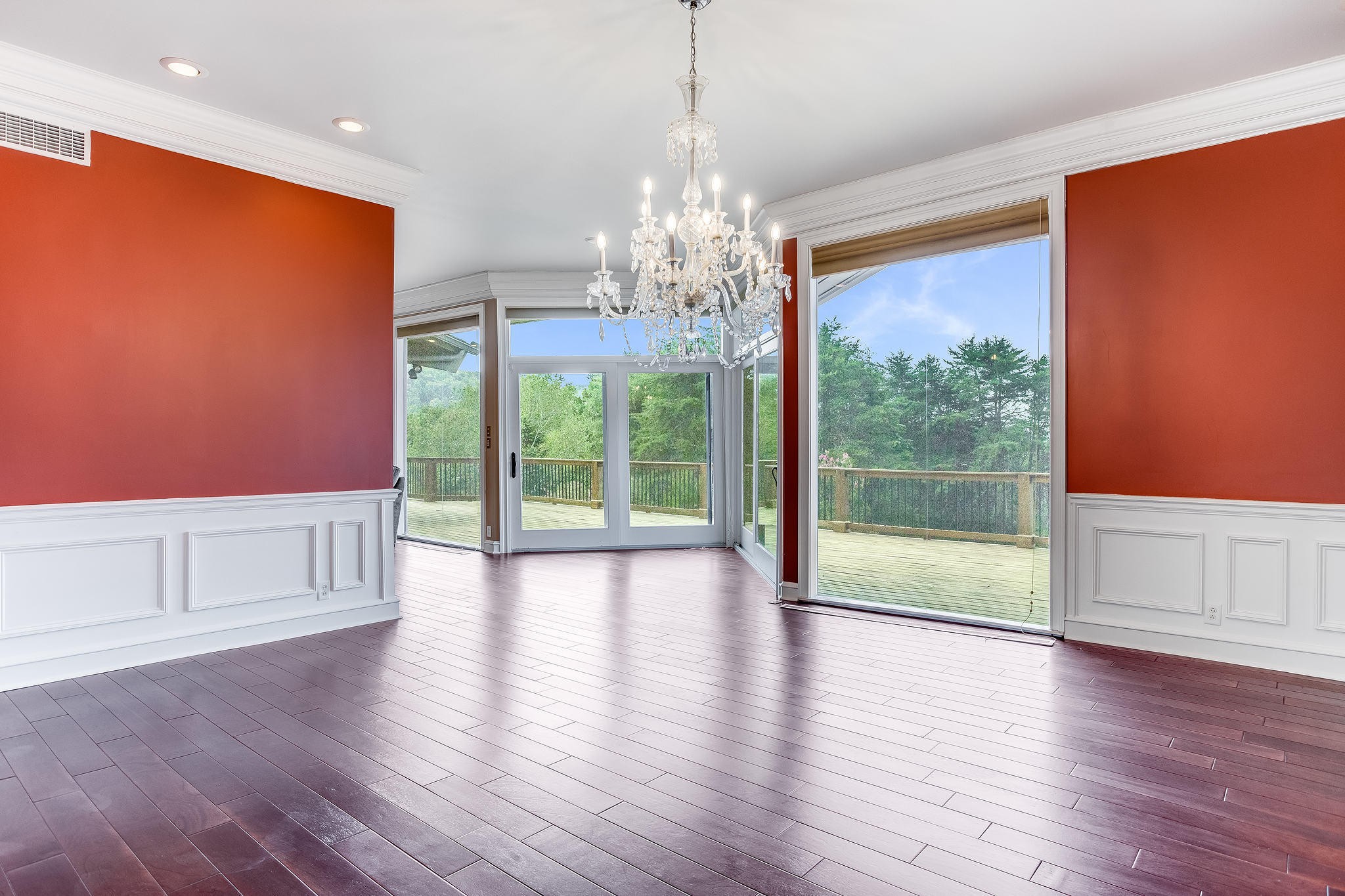 601 Self Hollow Road Rockford, TN 37853 - Photo 10 of 40 a view of an empty room with wooden floor and a window