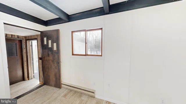 a view of an entryway of a house