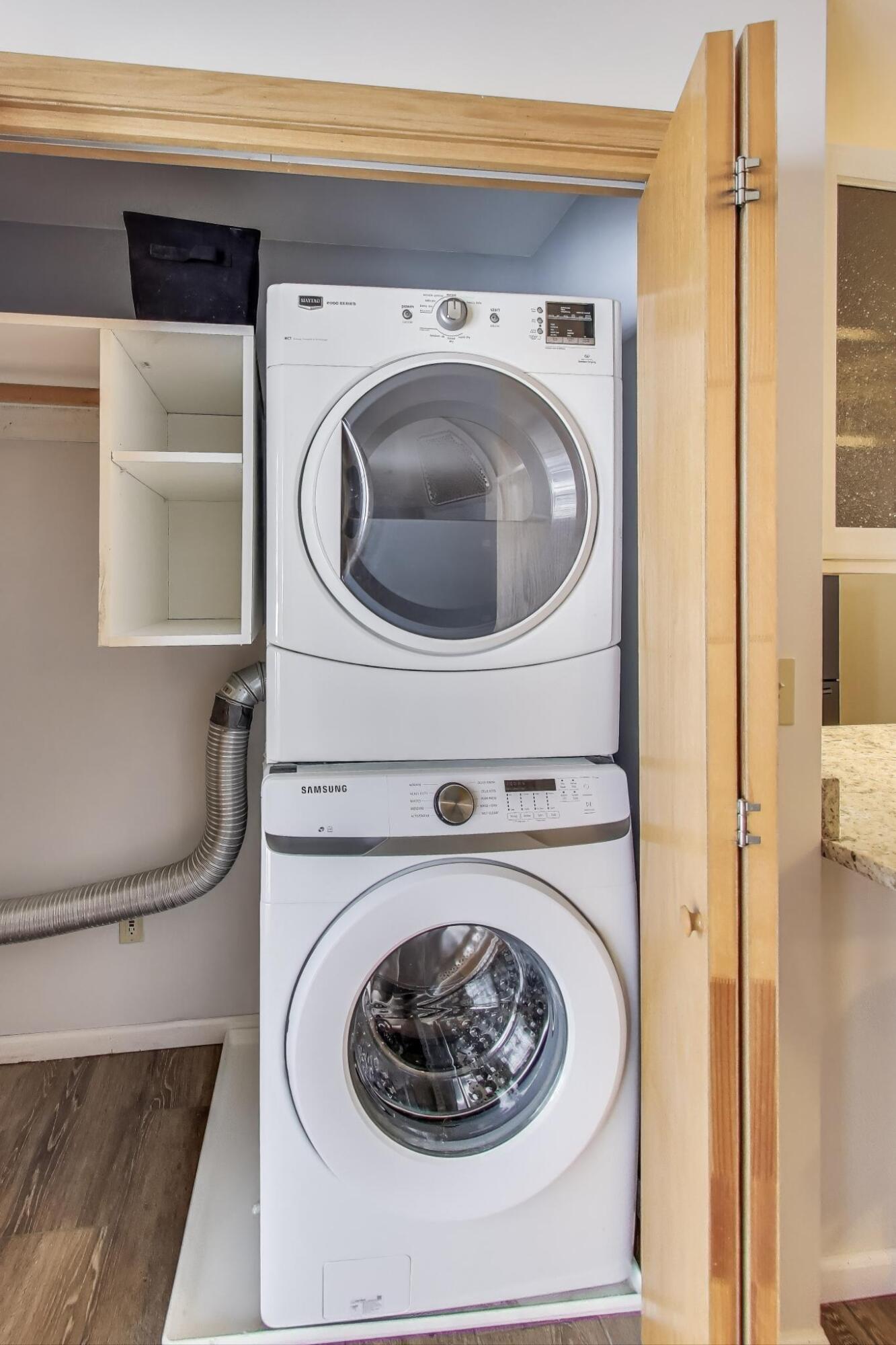 W312S8869 Cherokee Pass Mukwonago, WI 53149 - Photo 48 of 75 Stackable washer and dryer on lower level