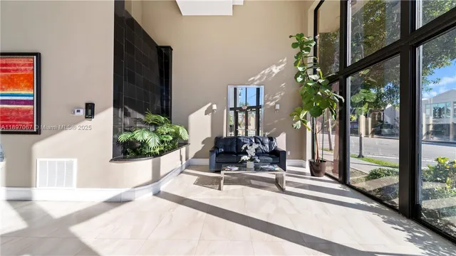 a view of front door