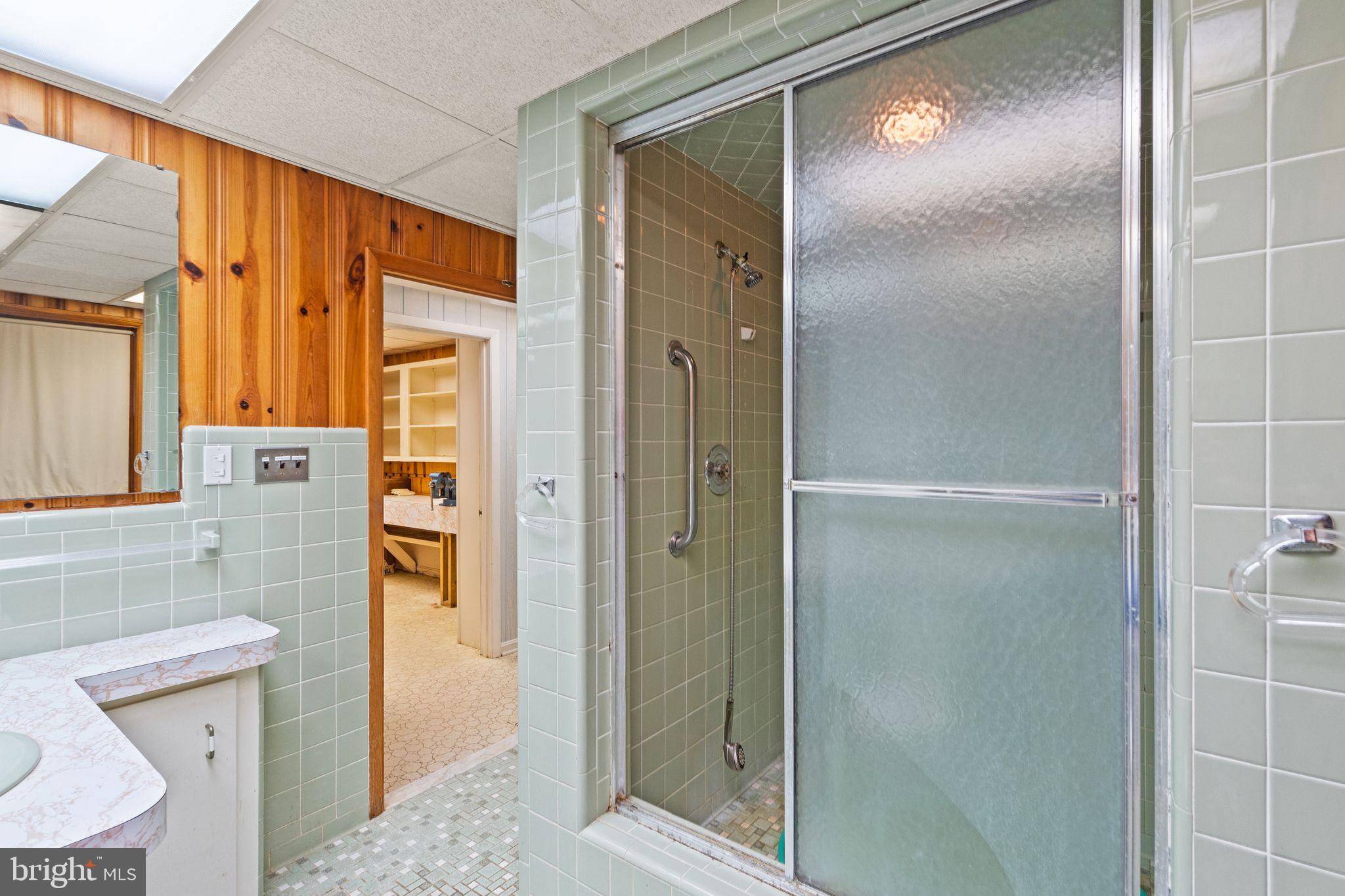 8311 Pohick Road Springfield, VA 22153 - Photo 68 of 92 a bathroom with a shower and a sink