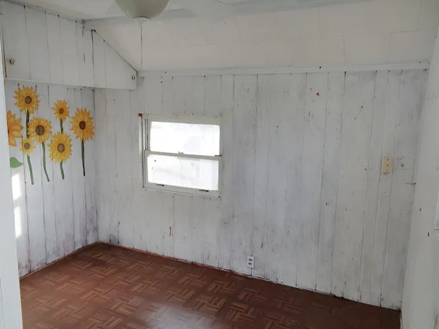 a view of a room with window