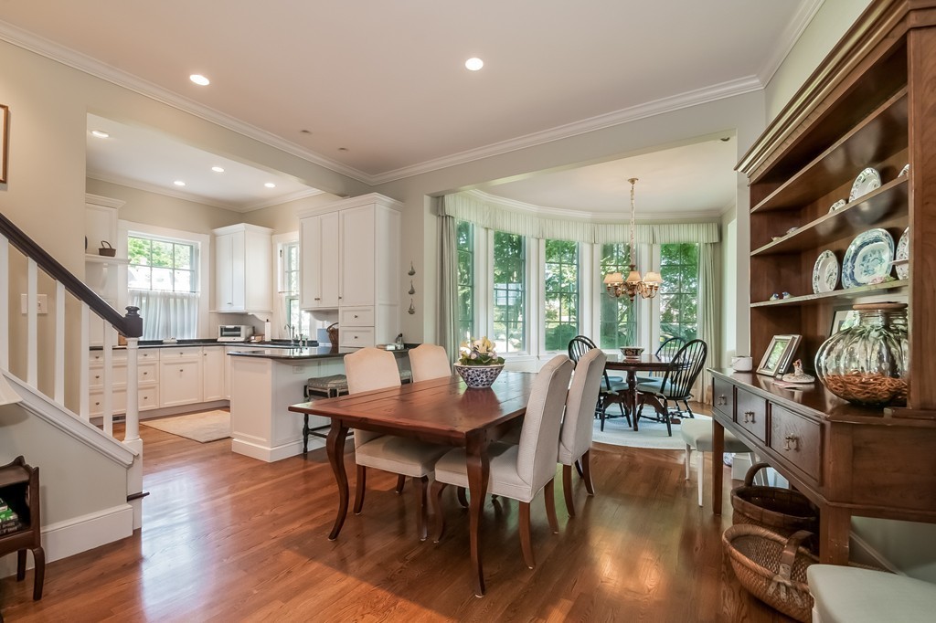 53 Tupelo Road Swampscott, MA 01907 - Photo 11 of 28 a view of a dining room with furniture window and wooden floor