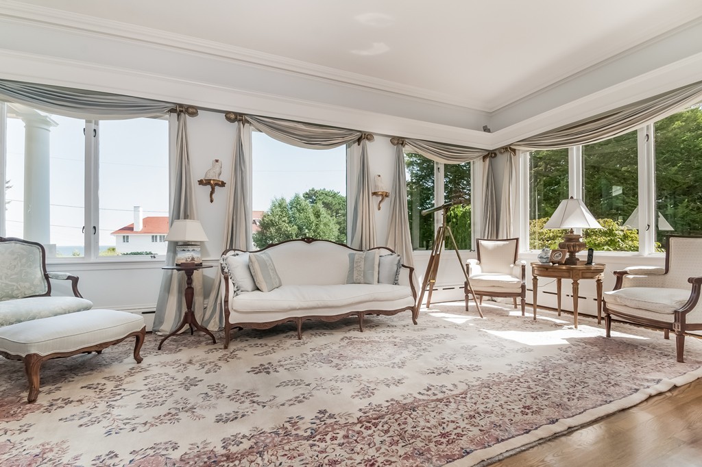 53 Tupelo Road Swampscott, MA 01907 - Photo 6 of 28 a living room with furniture and a large window