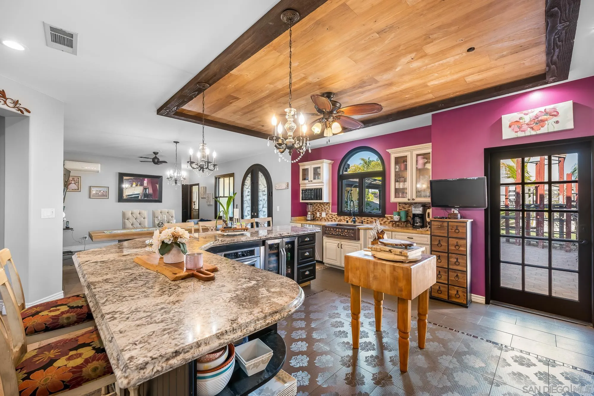 523 Hatherly Street Vista, CA 92083 - Photo 19 of 36 a view of a dining room with furniture window and outside view