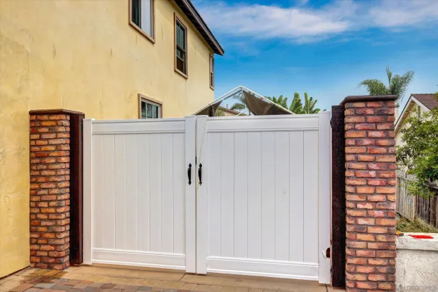 a front view of a building