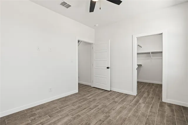 wooden floor in an empty room