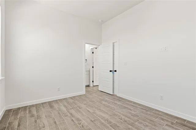 a view of an empty room