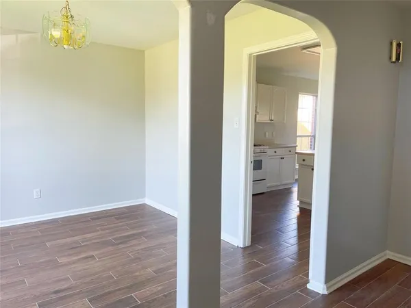 wooden floor in a gallery