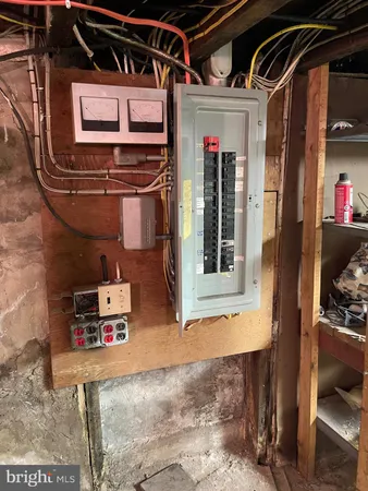 a view of storage and utility room