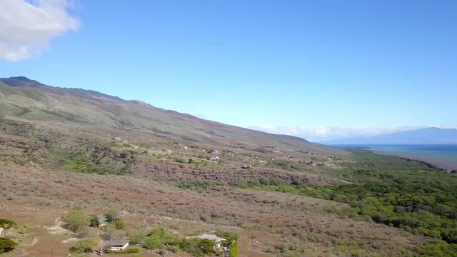 a view of lake and mountain