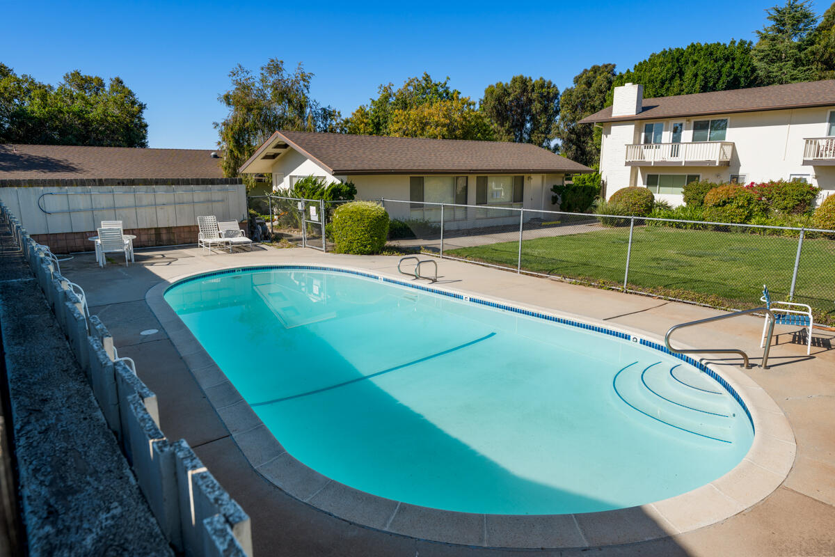 4126 Foothill Road Santa Barbara, CA 93110 - Photo 25 of 32 a view of a swimming pool with lounge chairs