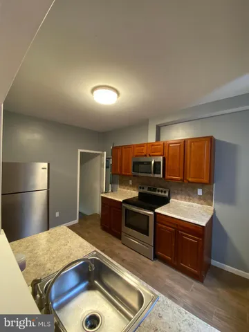 a view of a house with wooden floor