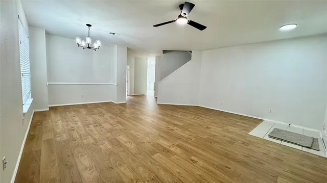 wooden floor in an empty room