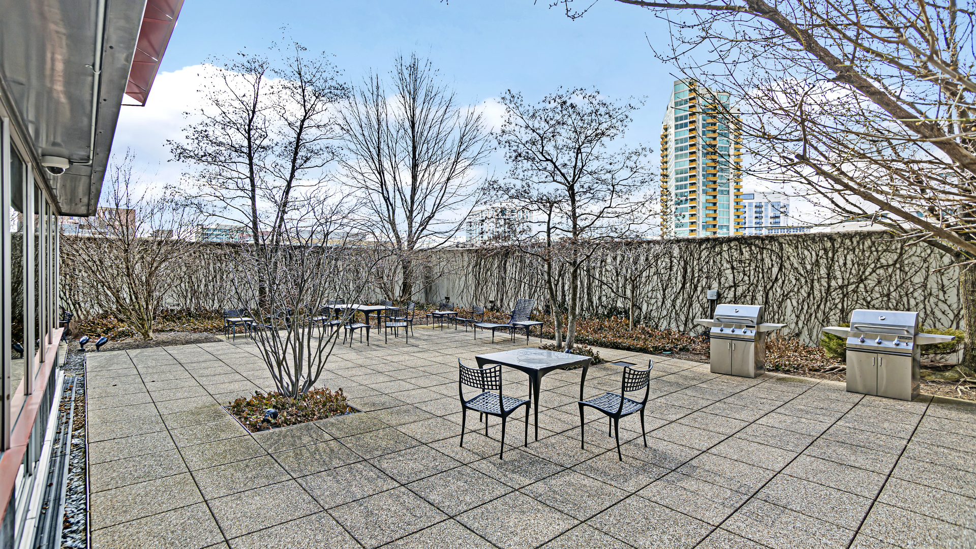800 Elgin Road, Unit 1221 Evanston, IL 60201 - Photo 21 of 23 a outdoor space with lots of tables and chairs