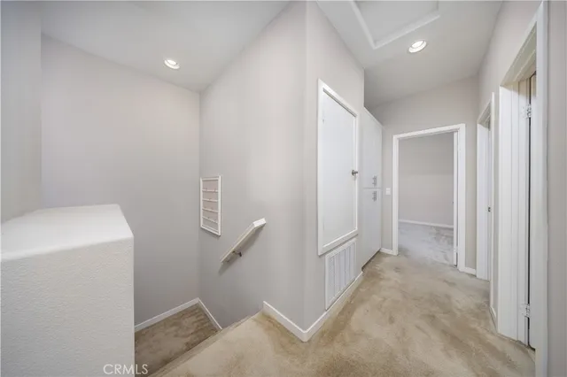 a view of storage and utility room with closet