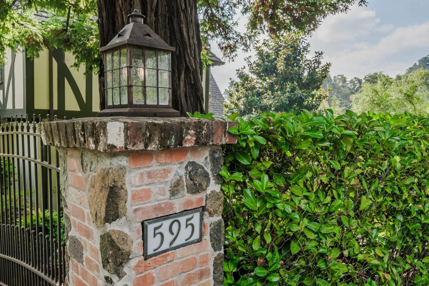 595 Hayne Road Hillsborough, CA 94010 - Photo 63 of 71 a street sign on a pole on a street