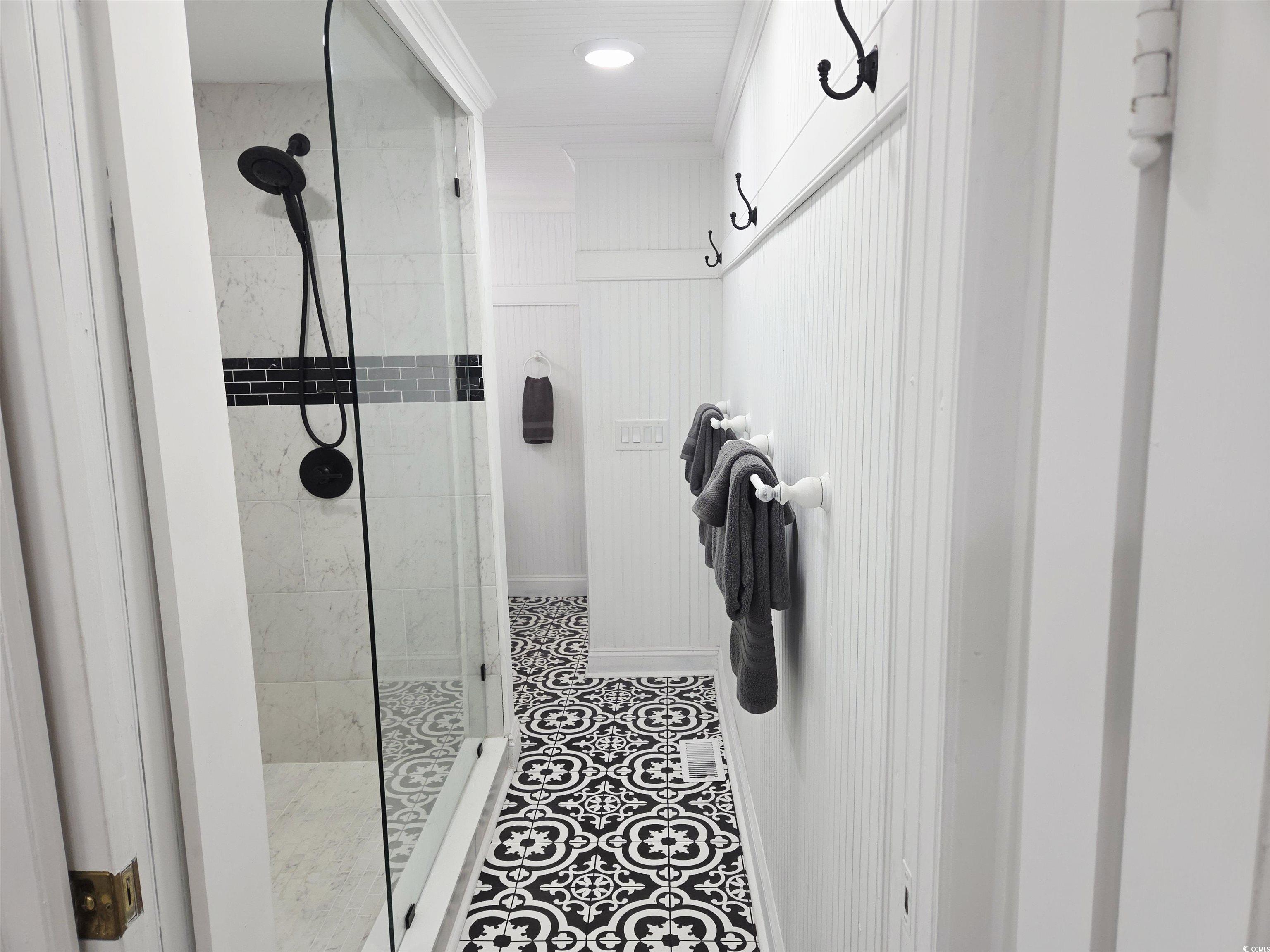 675 Liberty Church Road Loris, SC 29569 - Photo 15 of 35 Full bath featuring walk in shower and tile patterned floors