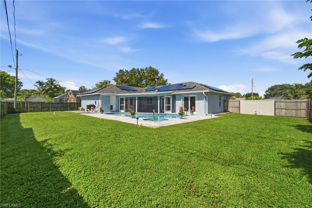 3022 47th Street Southwest Naples, FL 34116 - Photo 40 of 46 Fully fenced backyard