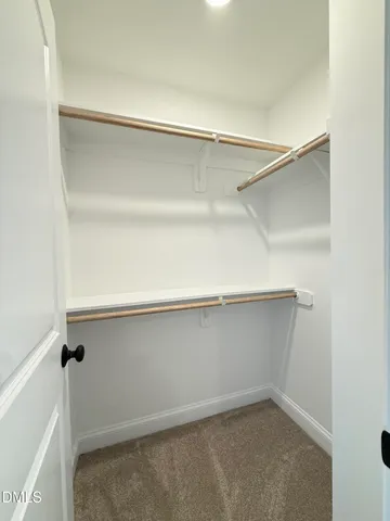 a close view of closet