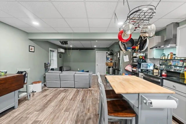 a very nice looking room with a large window