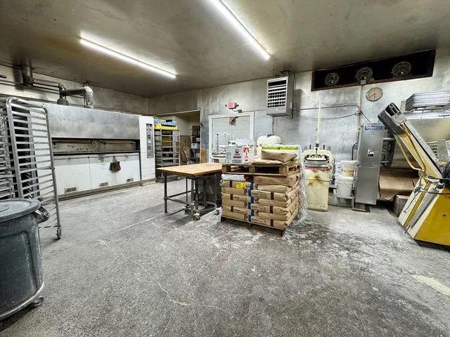 a room with furniture and a table