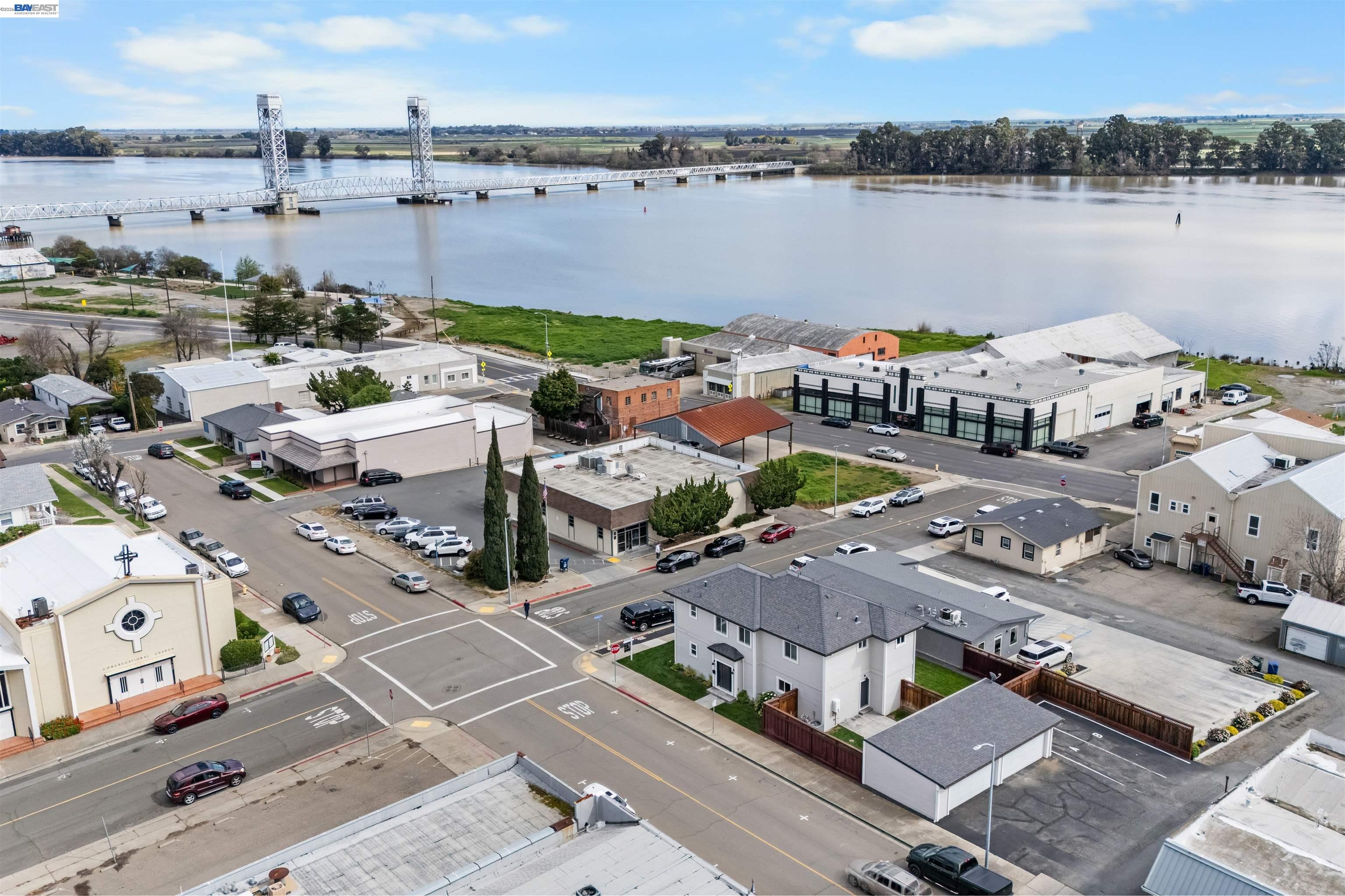 47 North 2nd Street Rio Vista, CA 94571 - Photo 5 of 21 a picture of city with a lake view
