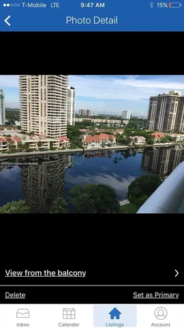 a view of a television