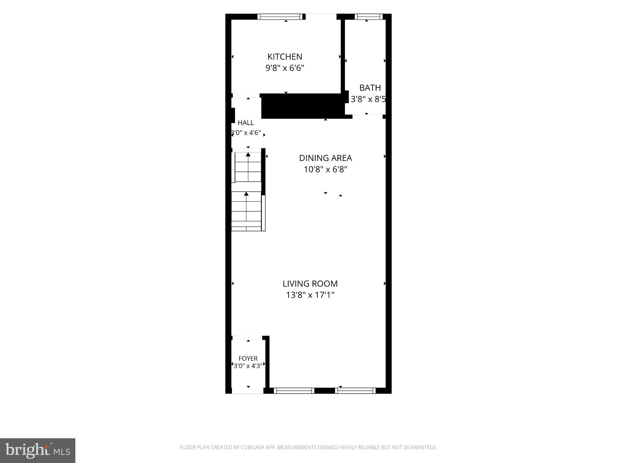 529 Tree Street Philadelphia, PA 19148 - Photo 30 of 31 1st Floor Plan