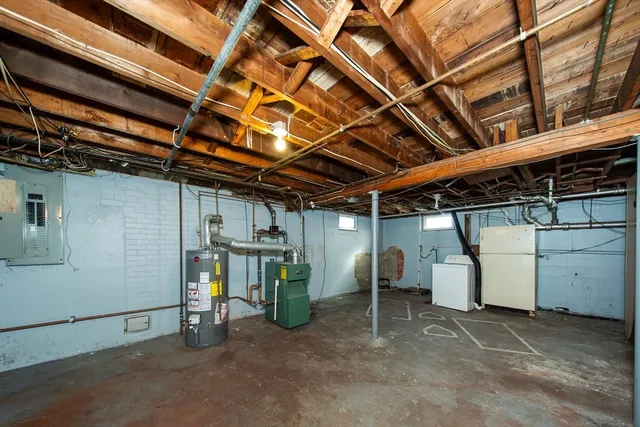 a view of storage and utility room
