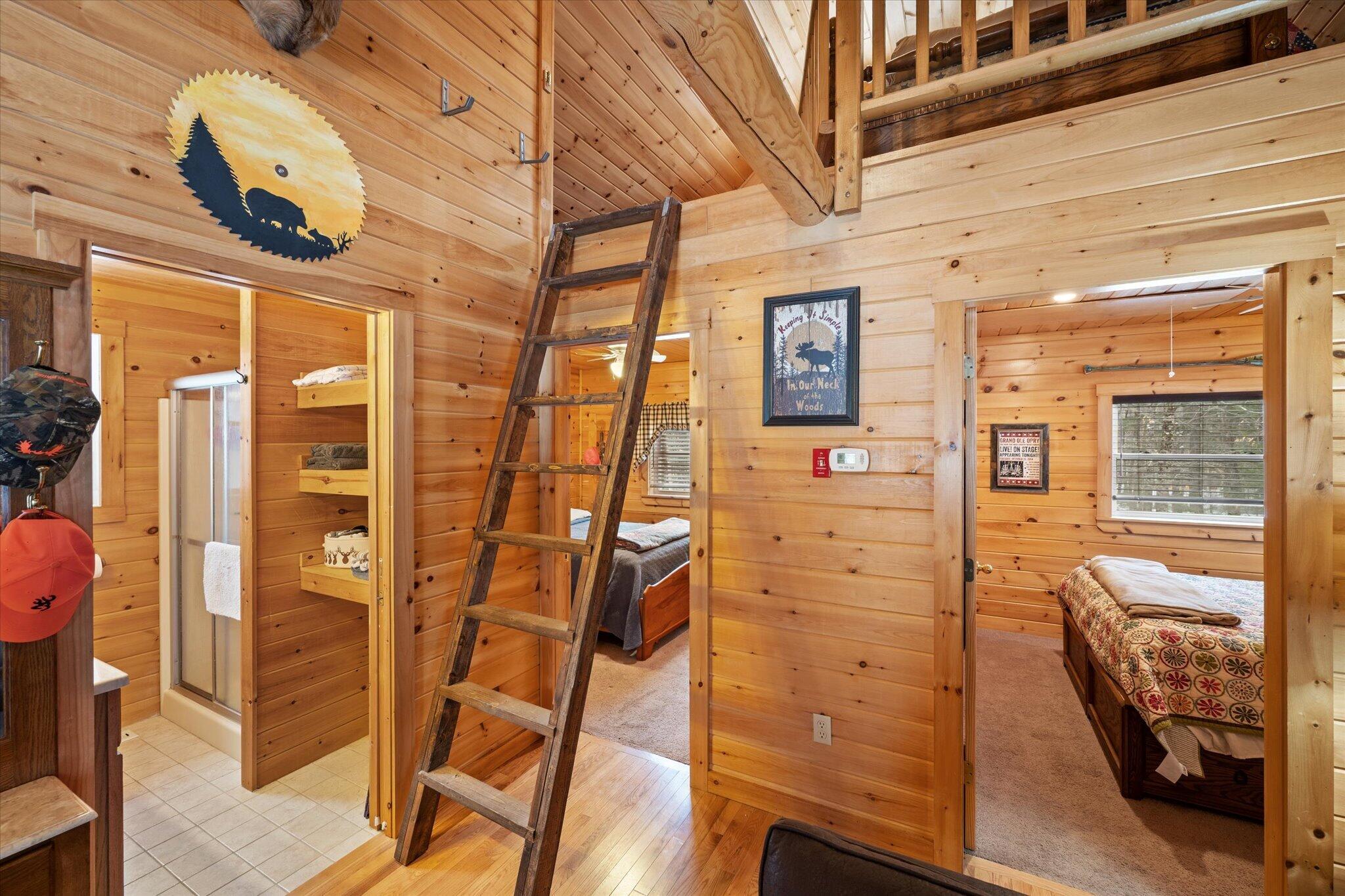 25 Wisdom Road Island Falls, ME 04747 - Photo 28 of 46 26-Loft Stairs