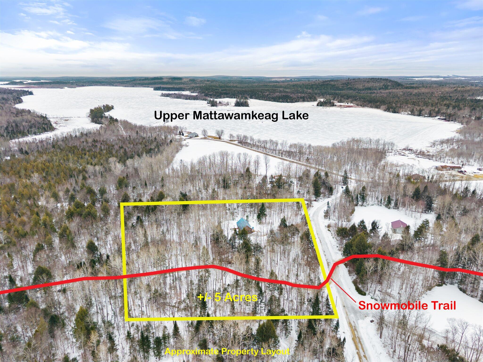 25 Wisdom Road Island Falls, ME 04747 - Photo 6 of 46 05-25 Wisdom Rd Snowmobile Trail