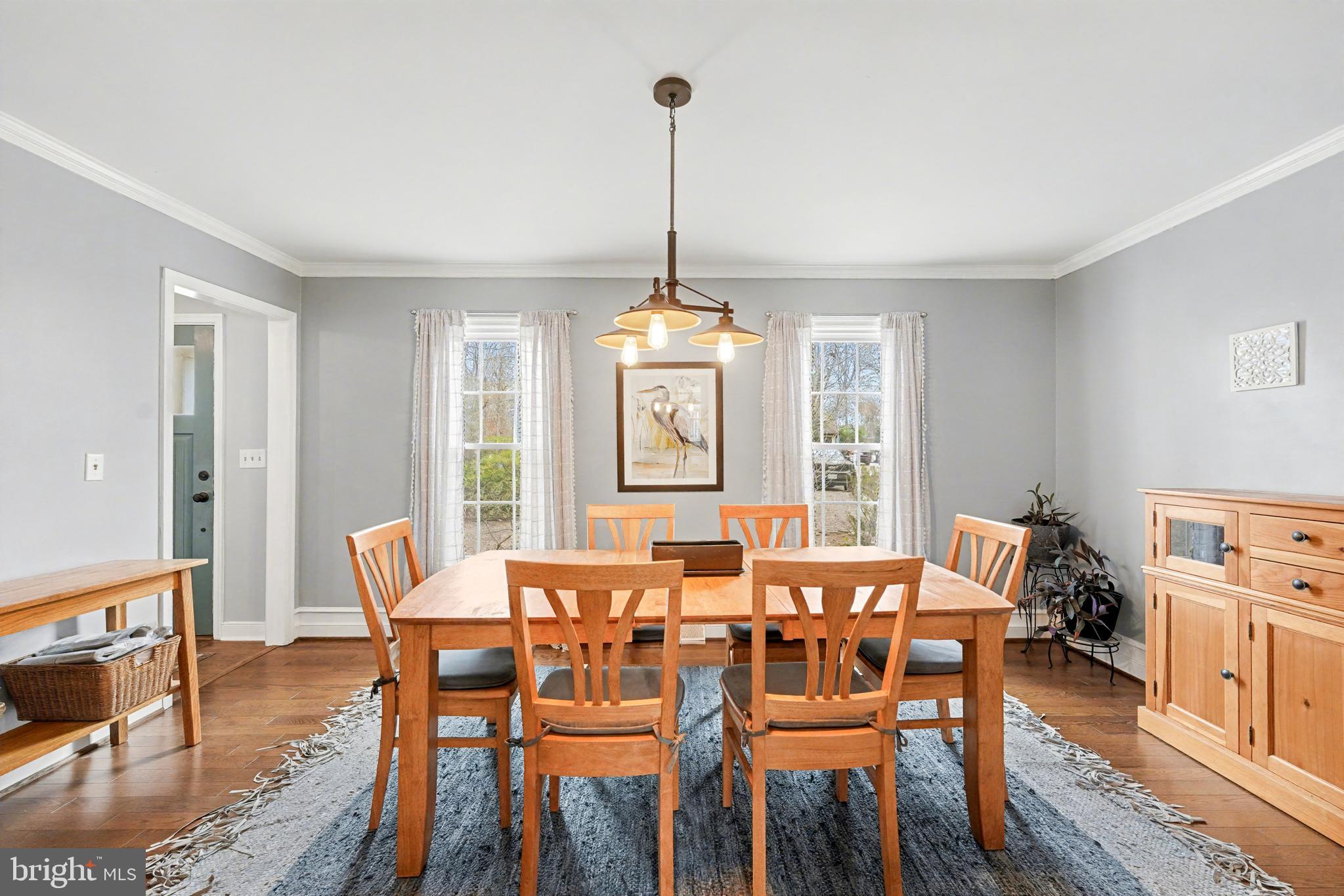 1114 John Paul Jones Drive Stafford, VA 22554 - Photo 5 of 74 a view of a dining room with furniture window and wooden floor