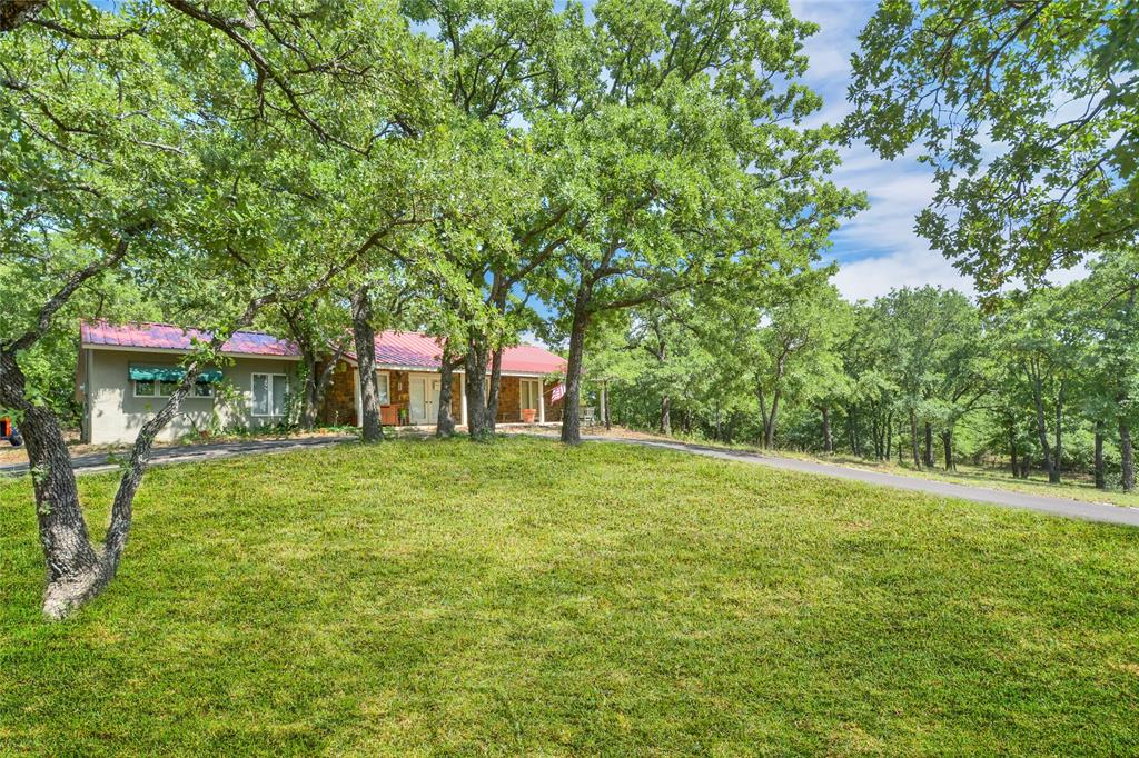 5167 Rockhill Road Aubrey, TX 76227 - Photo 26 of 29 a view of a big yard with a plants and trees