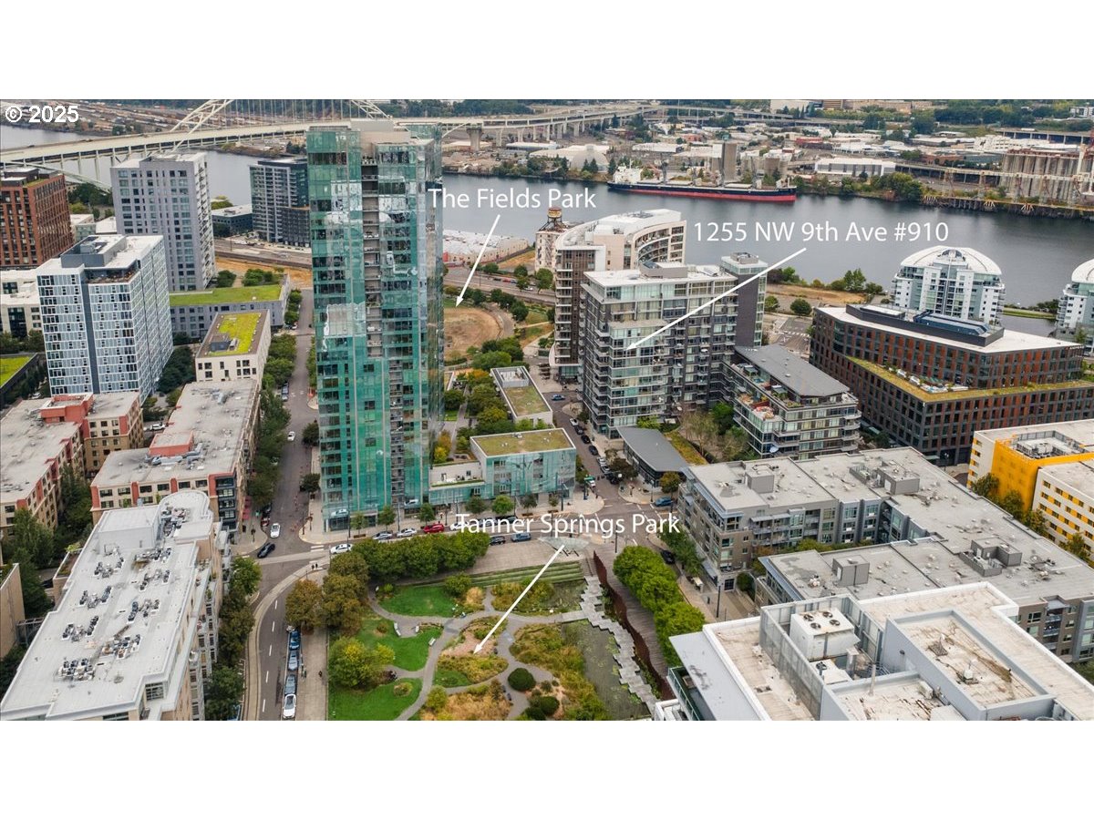 1255 Northwest 9th Avenue, Unit 910 Portland, OR 97209 - Photo 40 of 43 a view of a city and lake